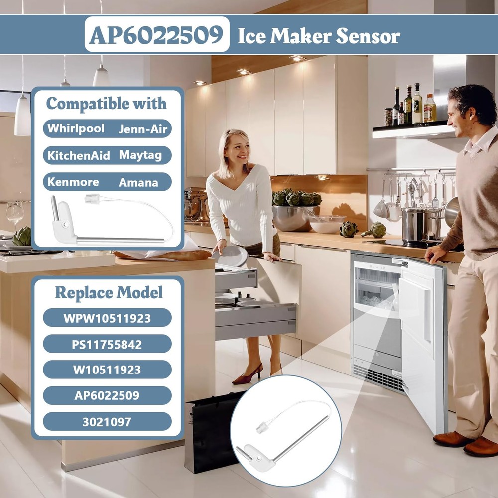 Sthovd W10511923 Ice Maker Bin Temperature Sensor Replacement for Whirlpool...