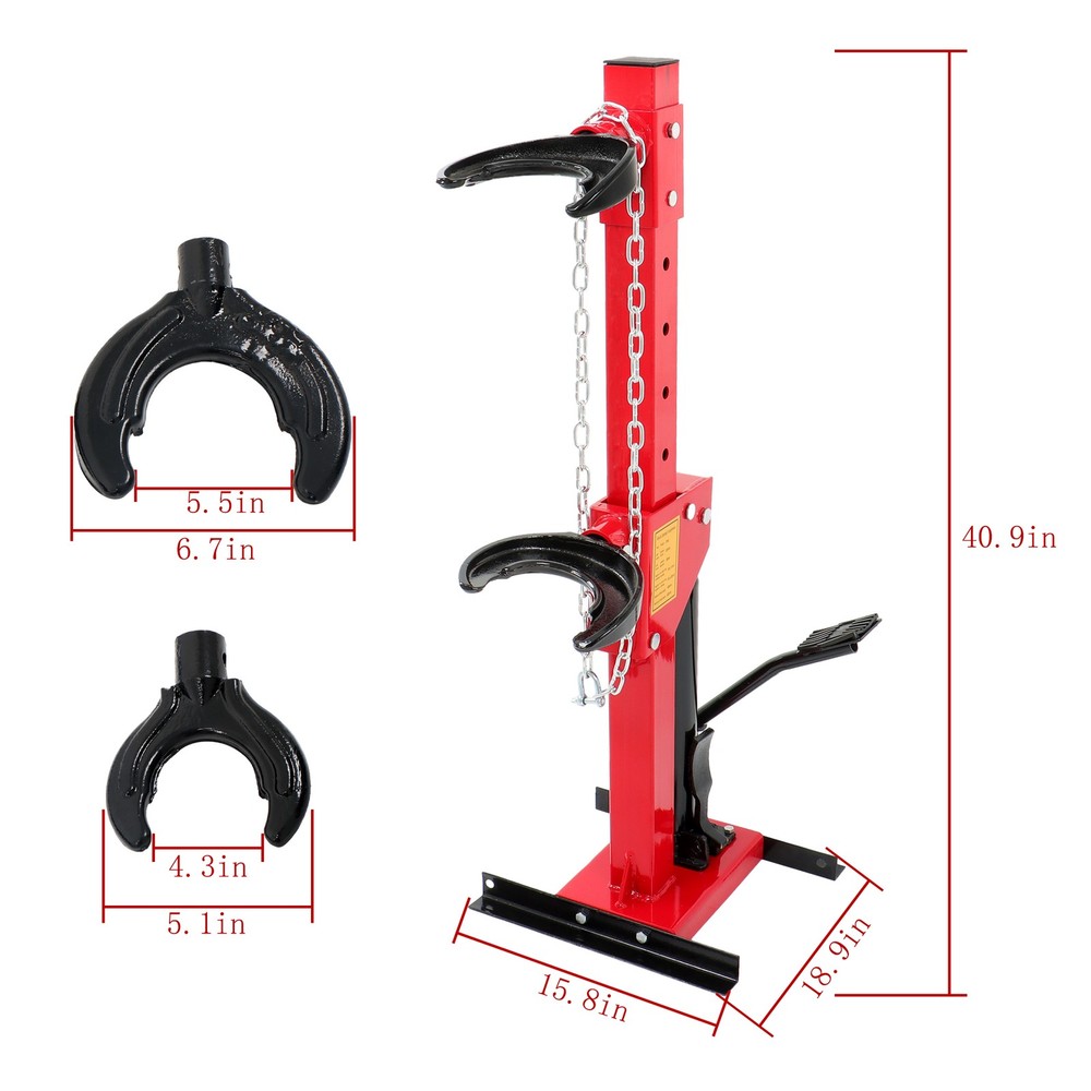 4.5T Coil Spring Compressor Auto Strut Hydraulic Compressor Removing Tool Set