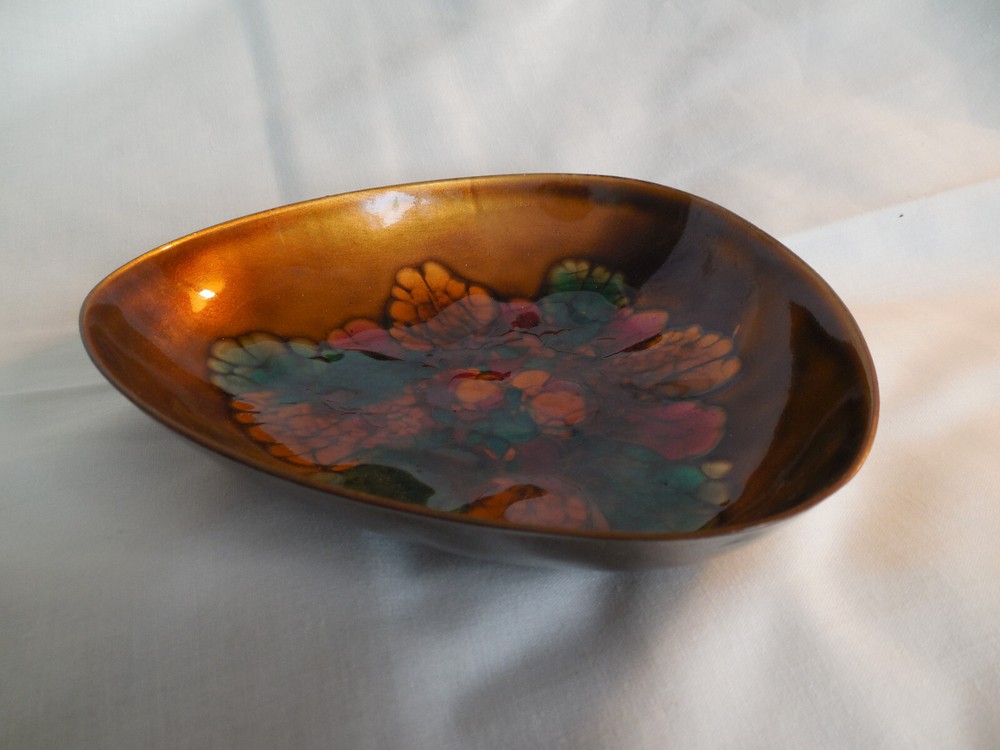 MCM Enamel on copper bowl Nice!