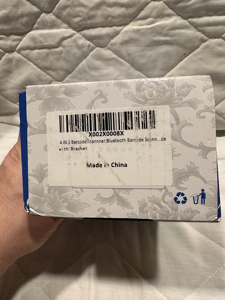 Noble Fashion Wireless Laser Barcode Scanner