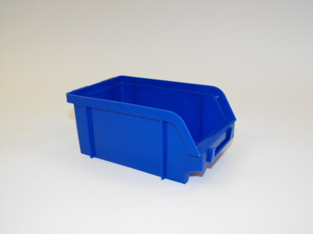 2 Harbor Freight Wall Mount Hanging Storage Bins Replacement Blue Large Bin Plas