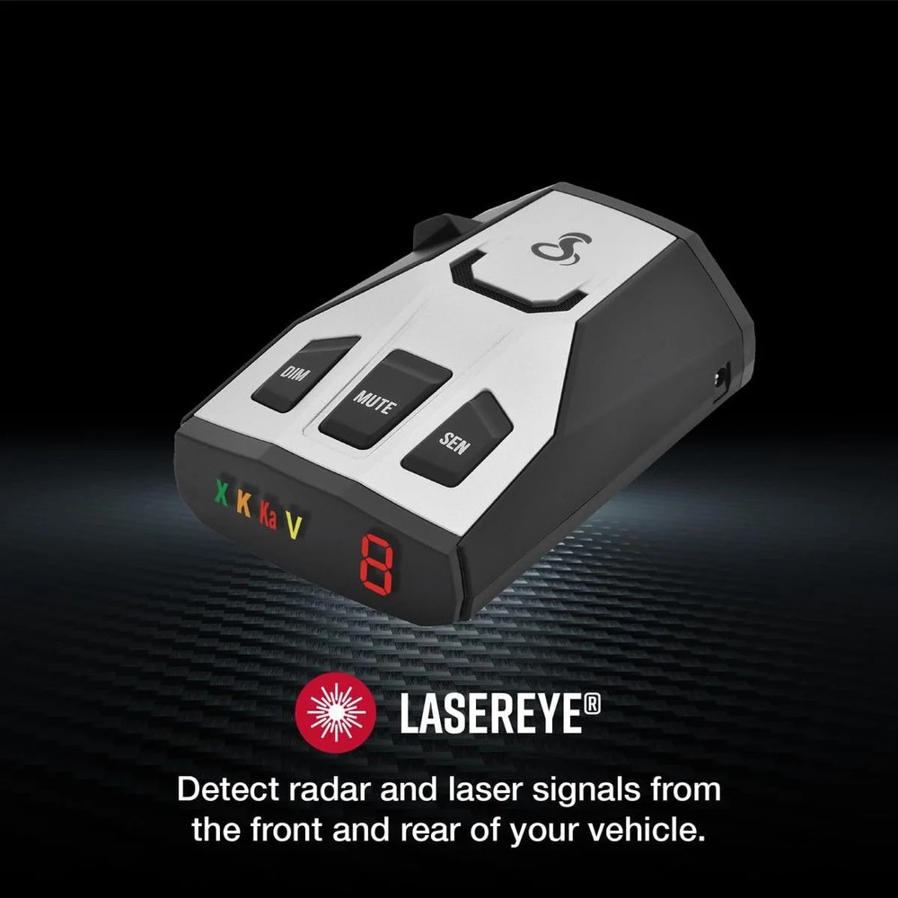 Laser Radar Detector Long Range False Alert Filter Display