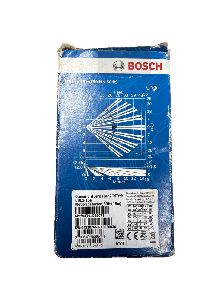 Bosch CDL2-15 TriTech MOTION DETECTOR