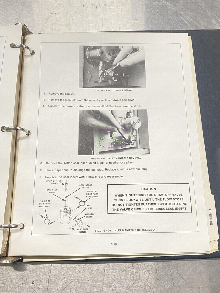 Waters 501 Solvent Delivery System - Users Guide / Instructions Manual