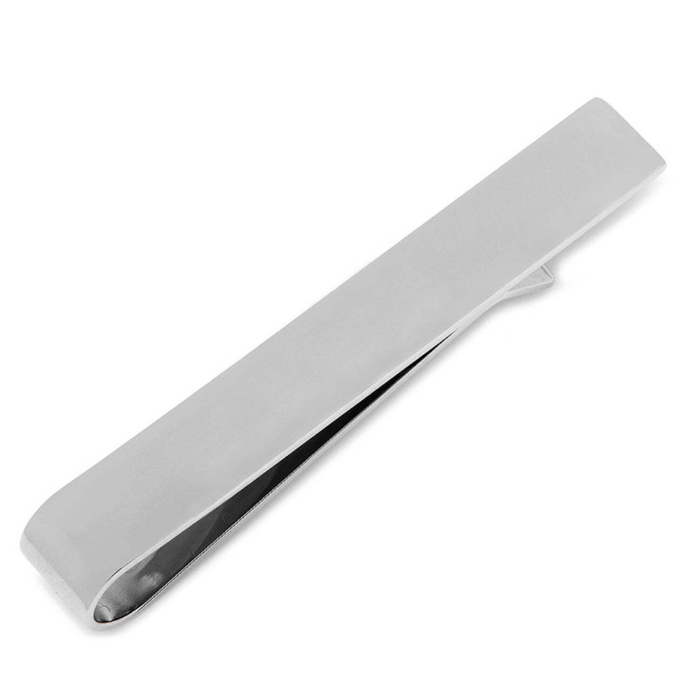 Engravable Rectangle Cufflinks and Tie Bar Gift Set