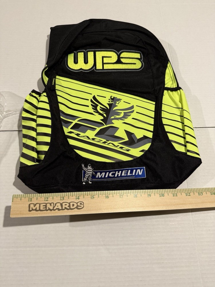 WPS FLY RACING LIMITED EDITION BACKPACK NEW IN PACKAGE