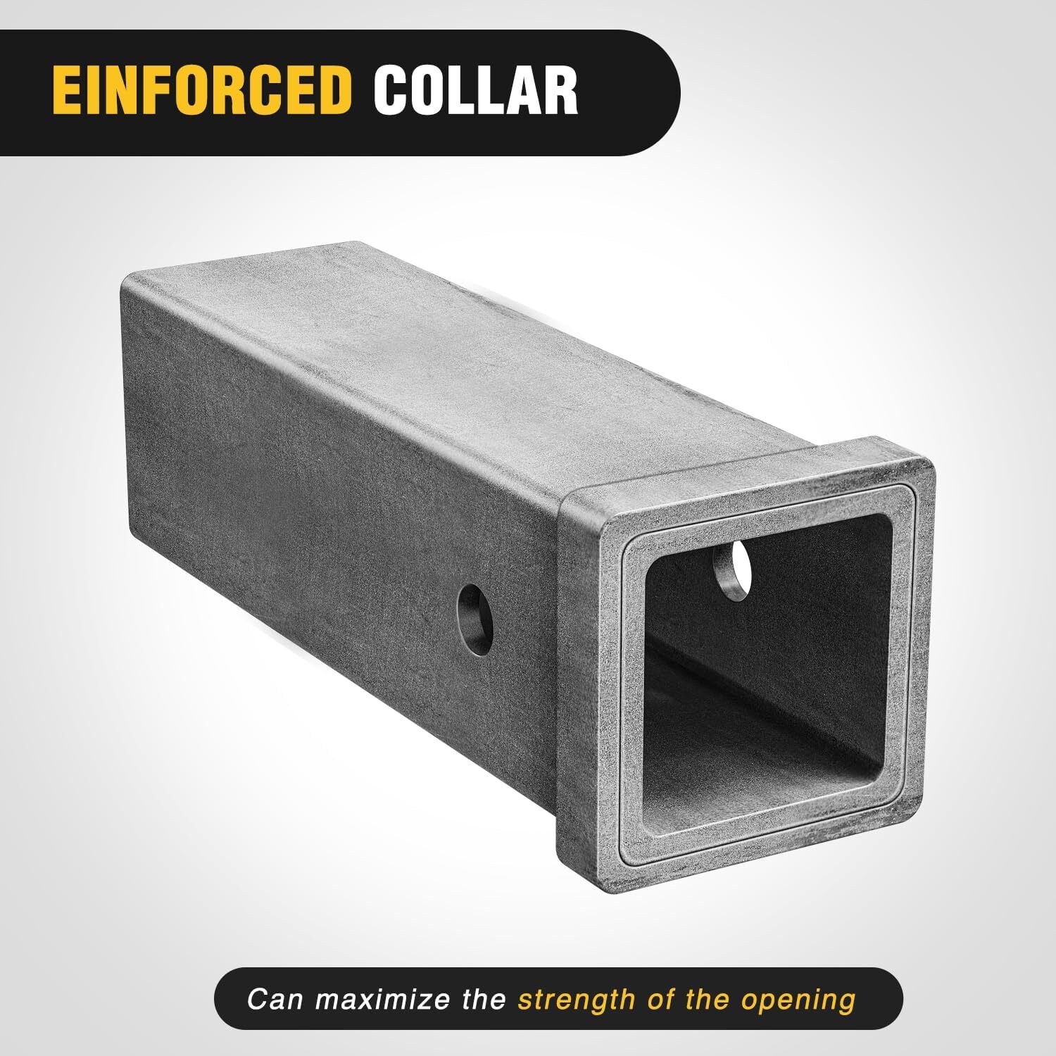 Hitch Adapter 6 Size Combo Bar Trailer Receiver Tube Weld-on Raw Steel Hitch Bar