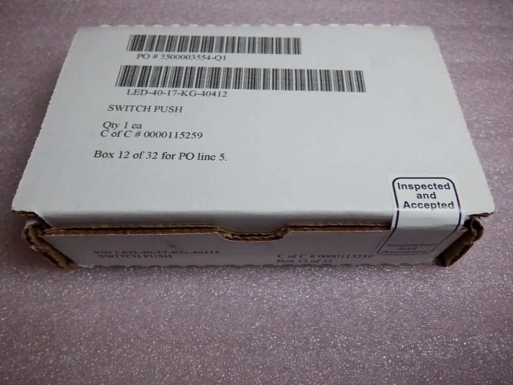 VIVISUN LED SWITCH PUSH INDICATOR - LED-40-17-KG-40412