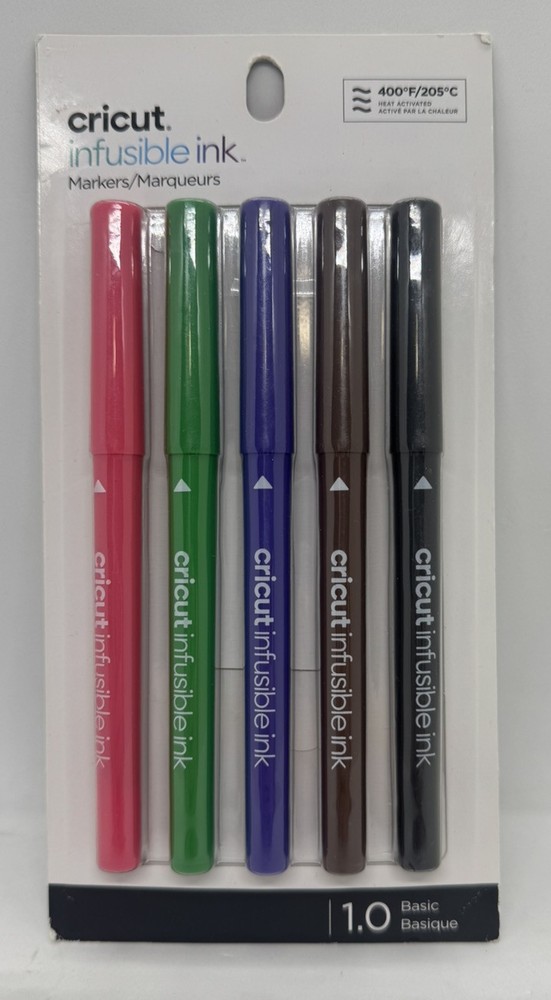 Cricut INFUSIBLE INK Markers -1.0 -Basic Colors- 5 Count -2006256