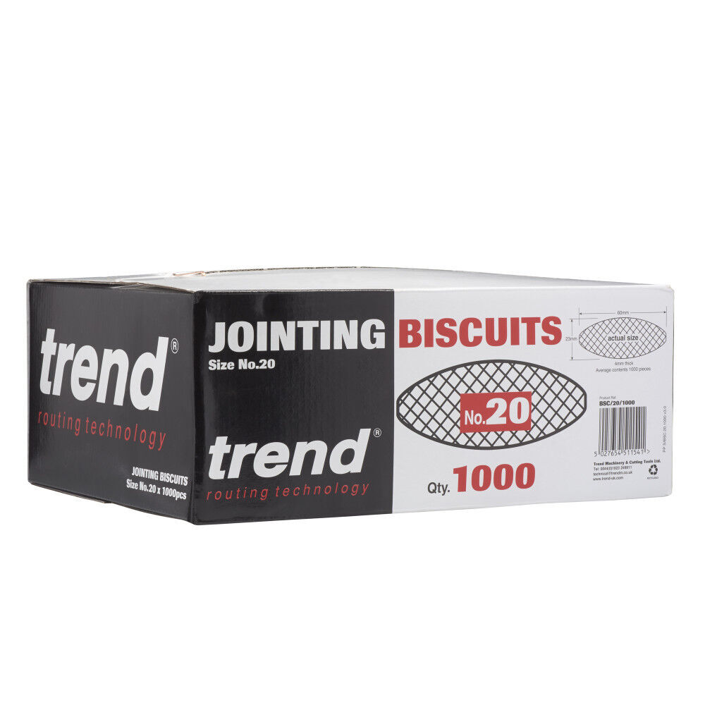 Trend Trend No. 20 Beech Biscuits 1000Pk