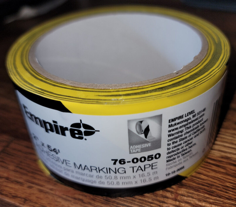 Empire 2"  x  54'  Adhesive Marking Tape 12-Pack