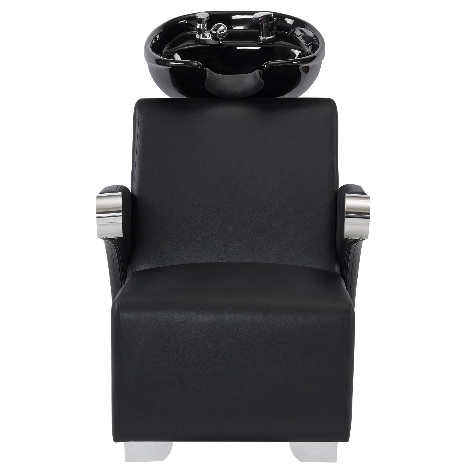 BarberPub Ceramic Bowl Backwash Shampoo Chair, Hair Washing Salon Station 9102