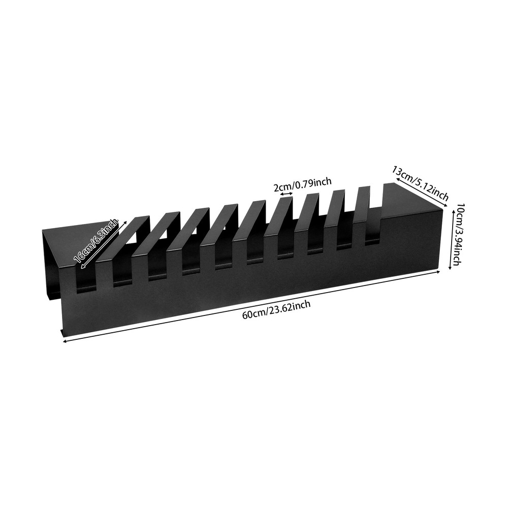 Small Tile Display Rack Countertop 10 Slots Tile Display Stand Tile Display Rack