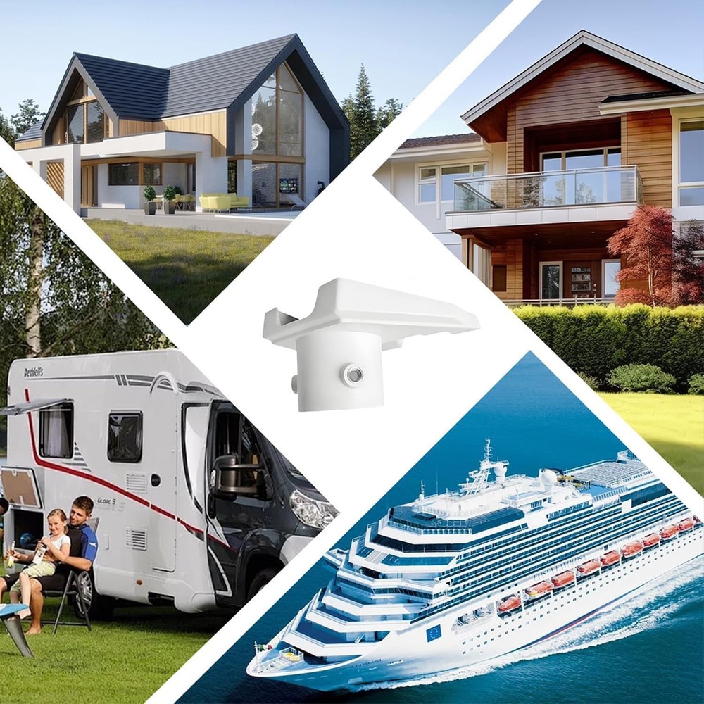 Starlink Mini Pipe Adapter, Pole Mount, for White