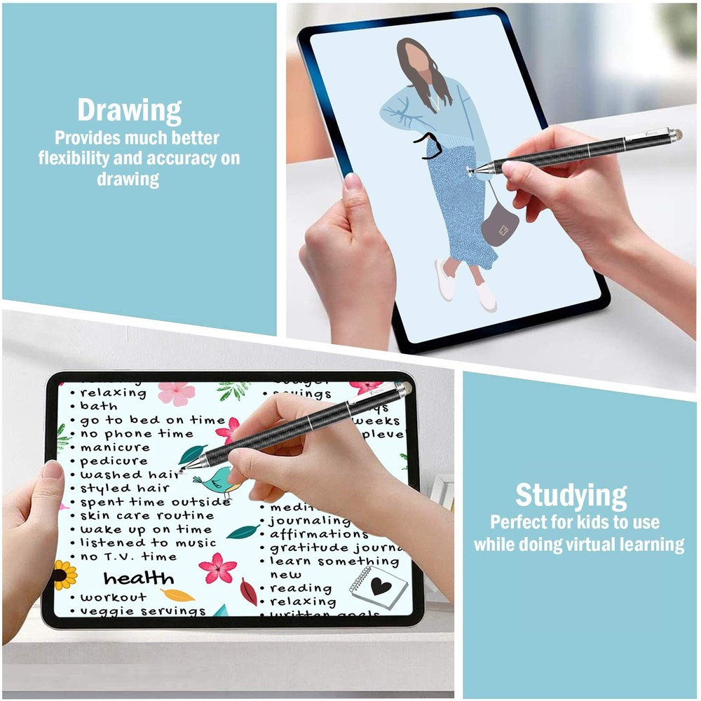 Capacitive Stylus Pen, 4-in-1 High Sensitivity and Precision Touch Screen Sty...