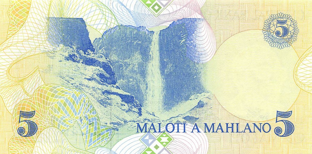 Lesotho 5 Maloti 1989 Series E Uncirculated Banknote JSP