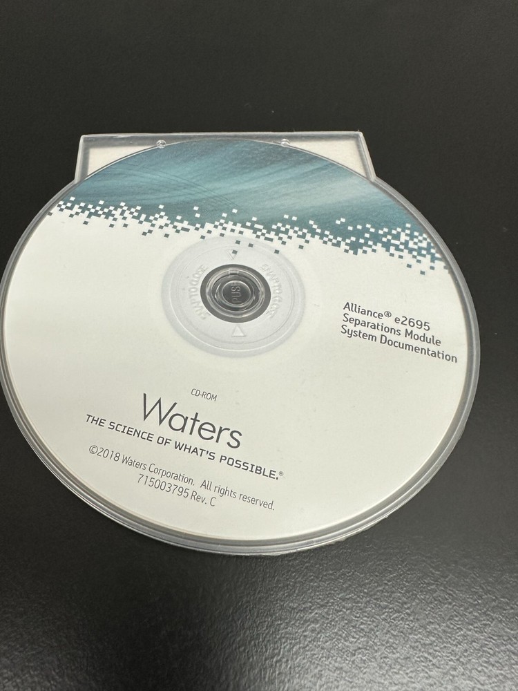 Waters Alliance E2695 Separations Module System Documentation CD REF 715003795