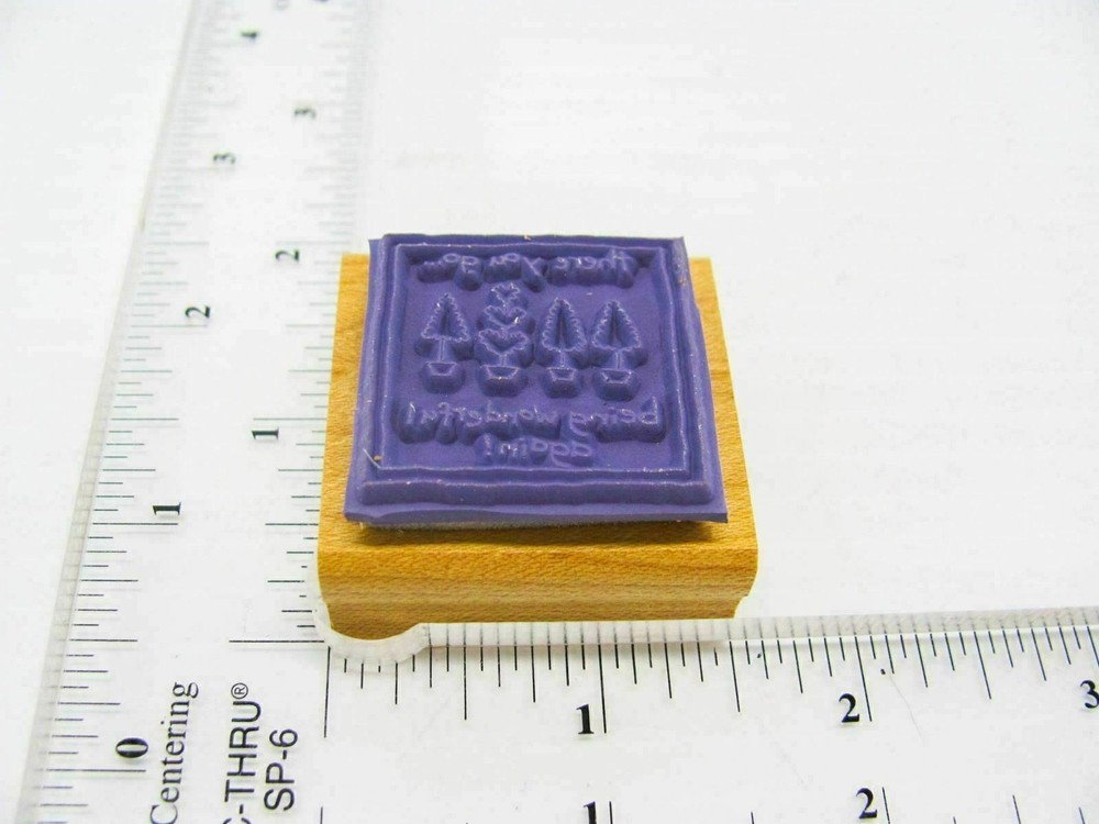 Being Wonderful Again Rubber Stamp - Stamp Set A329