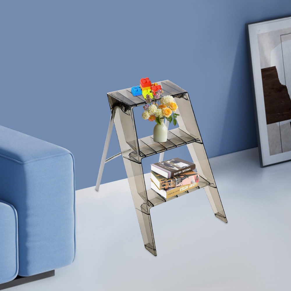 Modern Folding Step Stool for Adults 3 Step Ladder Folding Step Stool 44*52*63cm