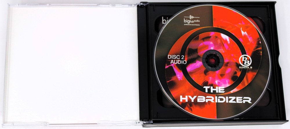 Big Fish Audio The Hybridizer Sample Library/Sound Library/Sampling 4x CD