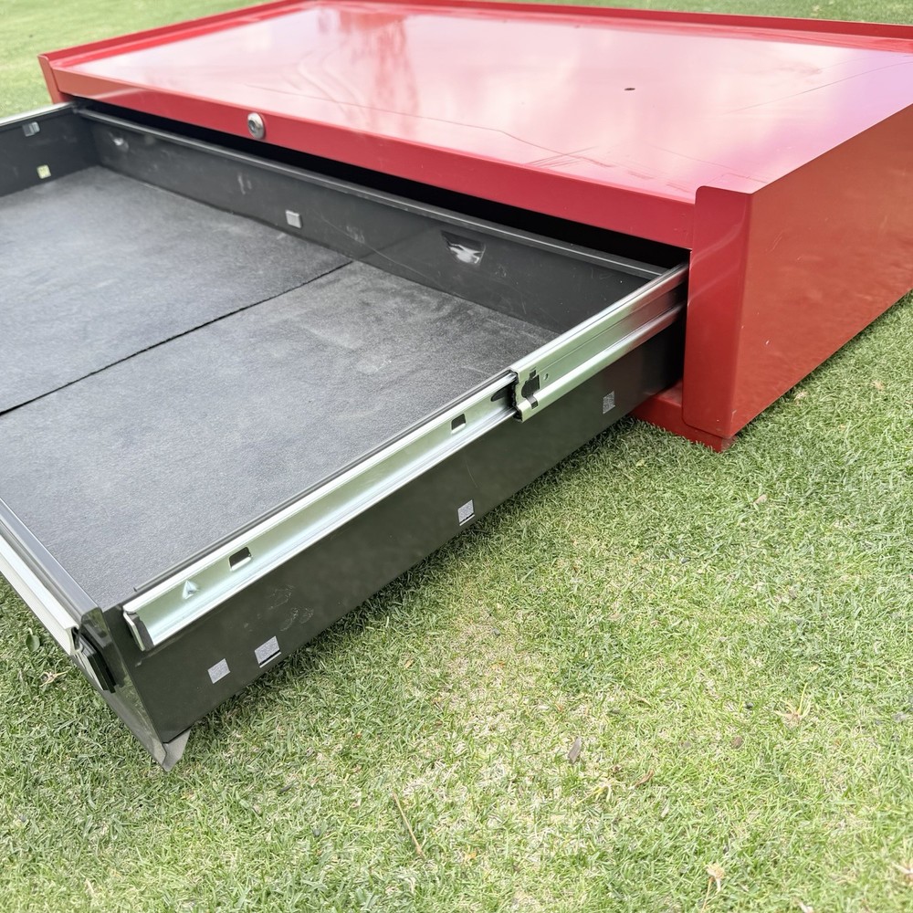 Craftsman 1 Single Drawer Mid Intermediate Middle Riser Tool Box Chest Red