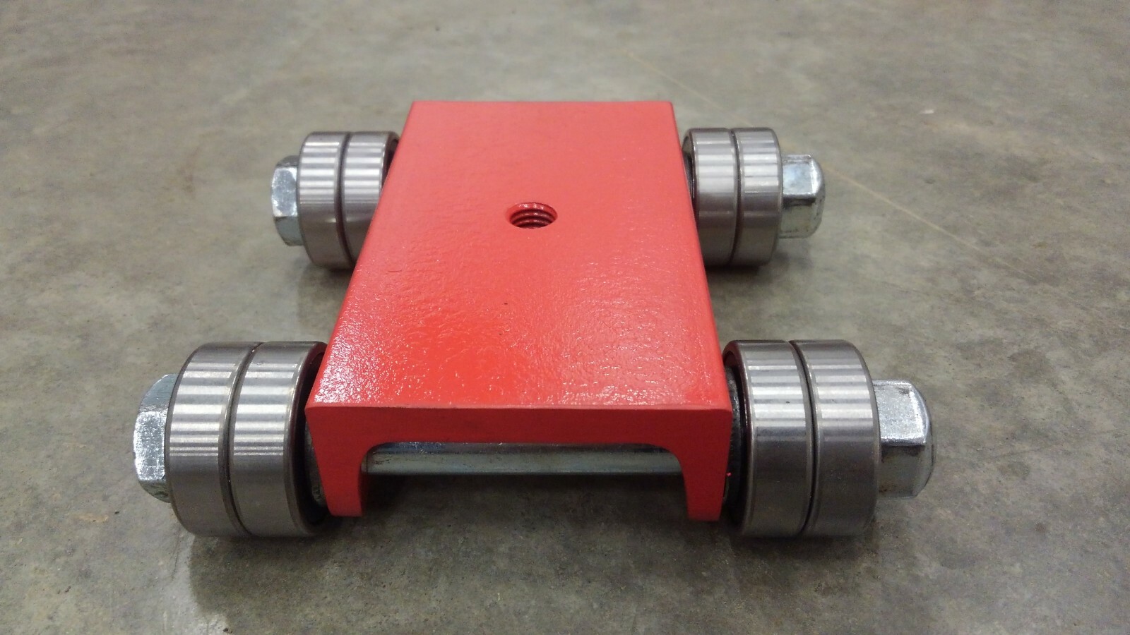 MADE IN USA 18,000lb Machine Moving Skate Dolly Roller Set (4)