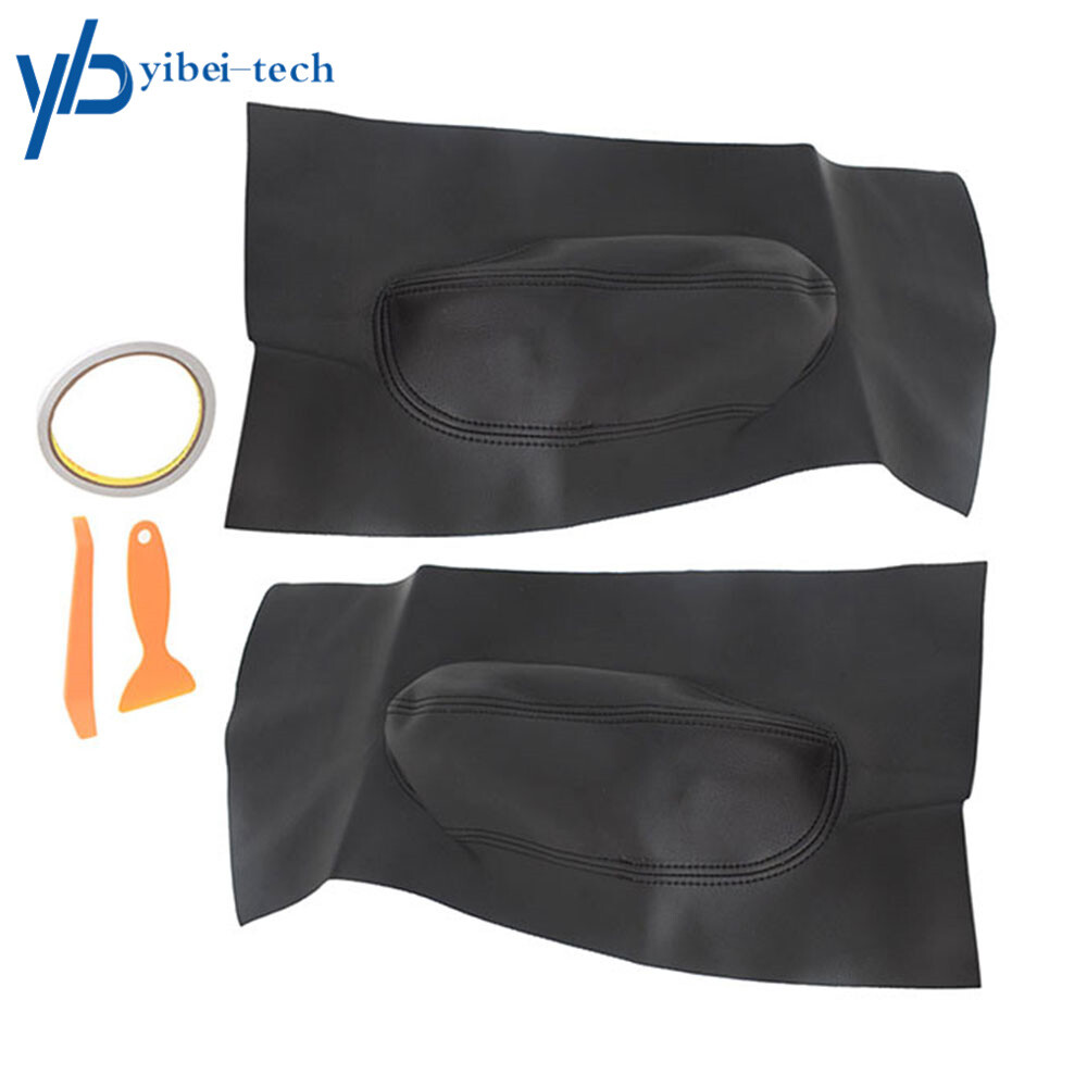 For 1998-2010 Volkswagen Beetle Interior Door Handle Panel＆Insert Cards Leather