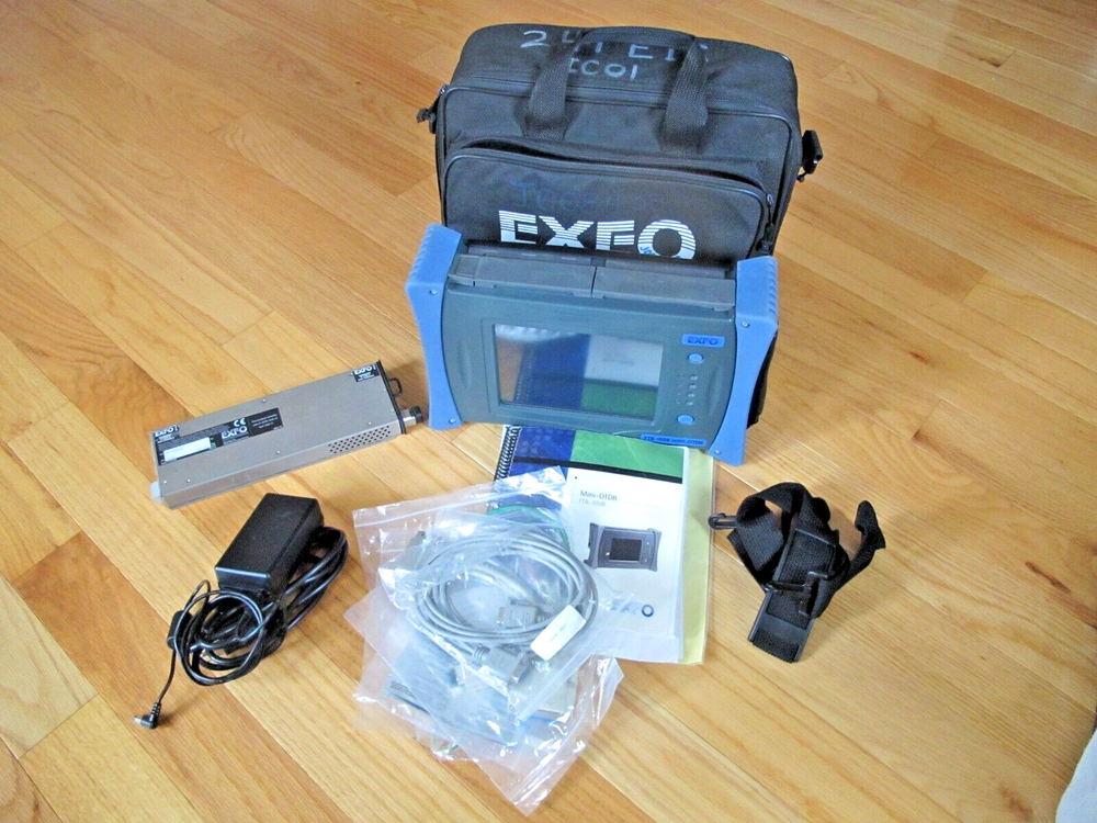 EXFO FTB-100B mini OTDR Test System w case / Accessories / FTB-7223B-B-EI Module