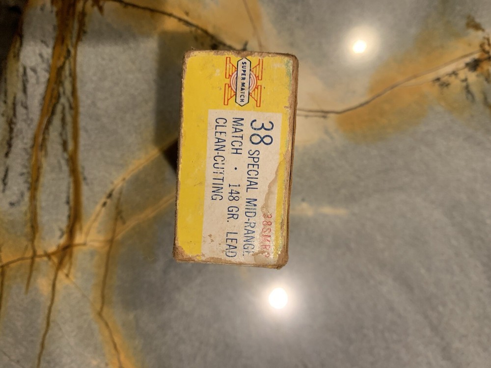 Vintage Western 38 Special Ammunition Box Empty With Insert