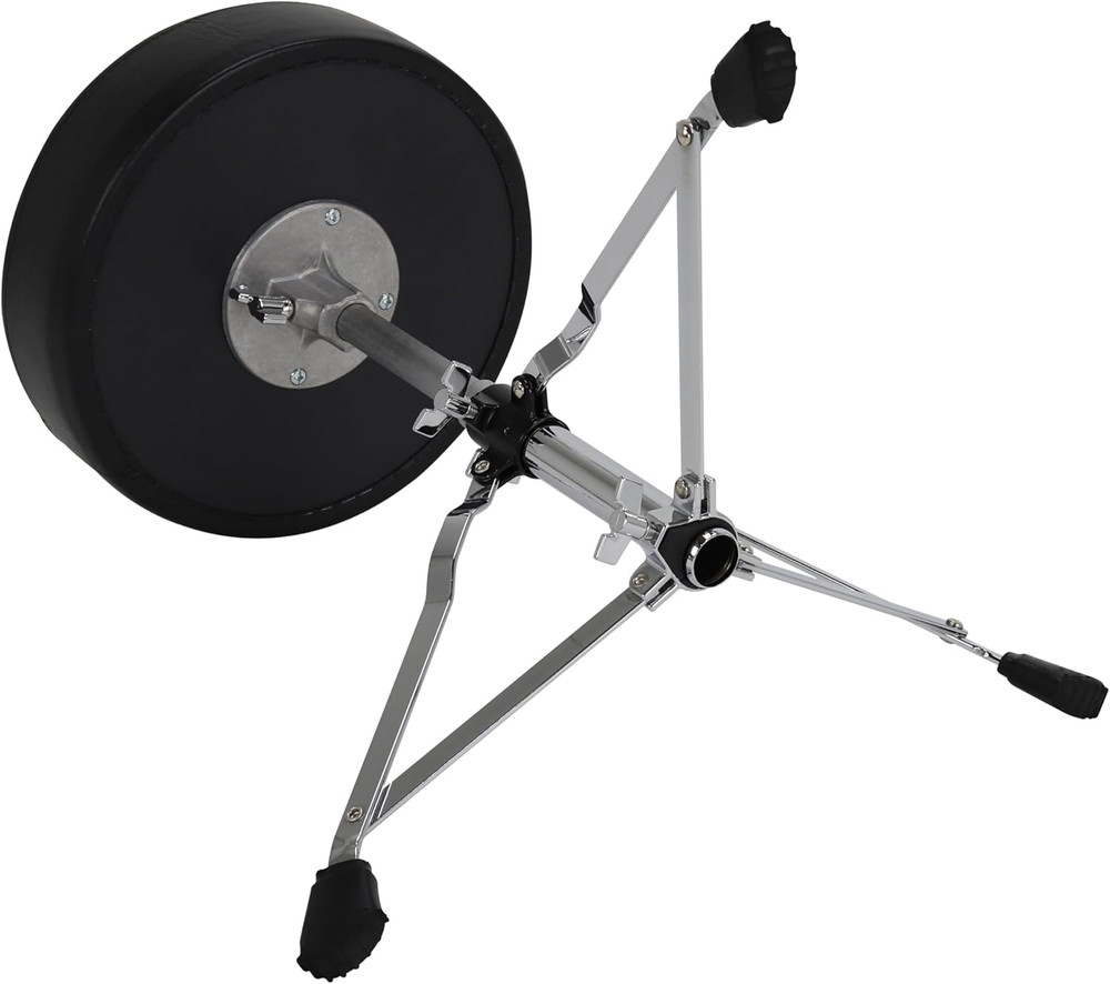 Drum Throne with Adjustable Height, round Seat, Single-Braced Drum Stool, Lightw