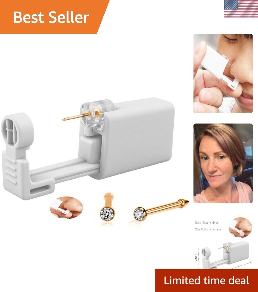 Self Nose Piercing Gun Kit - Easy, Safe, and Stylish Solution