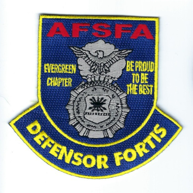 AFSFA ~ Air Force Security Forces Assoc. Evergreen Chapter Washington WA patch