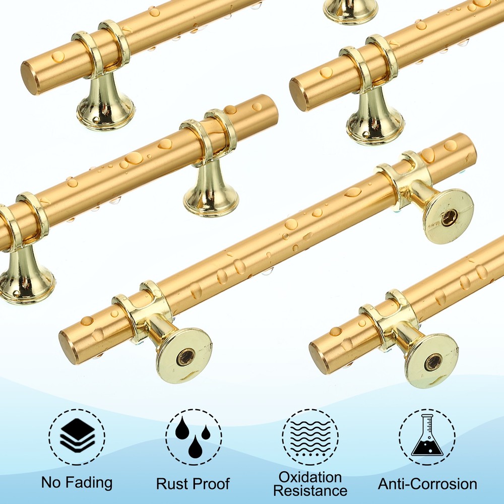 5 Pack Kitchen Cabinet Handles Gold Drawer Pulls Drawer Handles