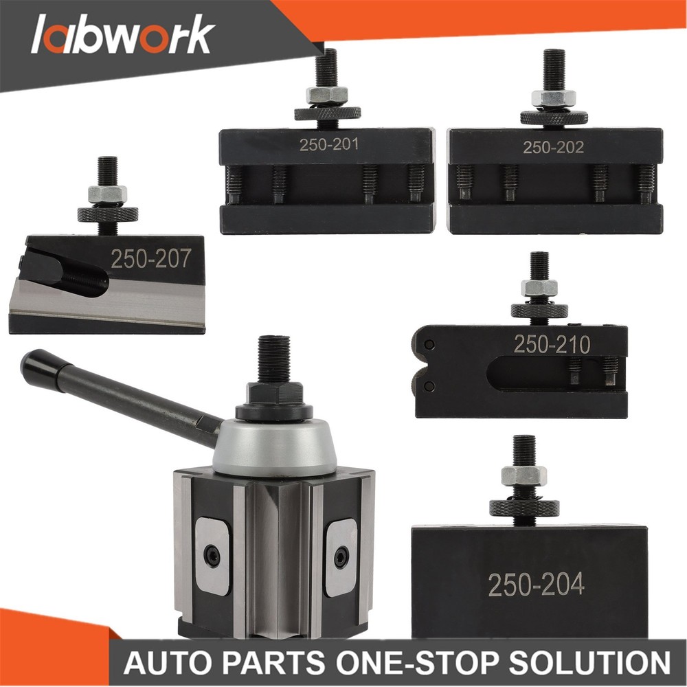 Labwork BXA Tool Post Set 250-200 Complete Quick Change System for Lathes
