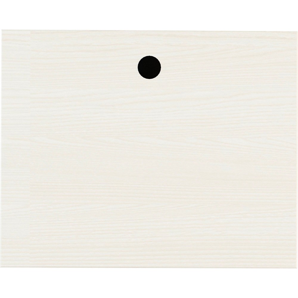 Interion Modular Partition Desktop 30"W x 24"D White Ash