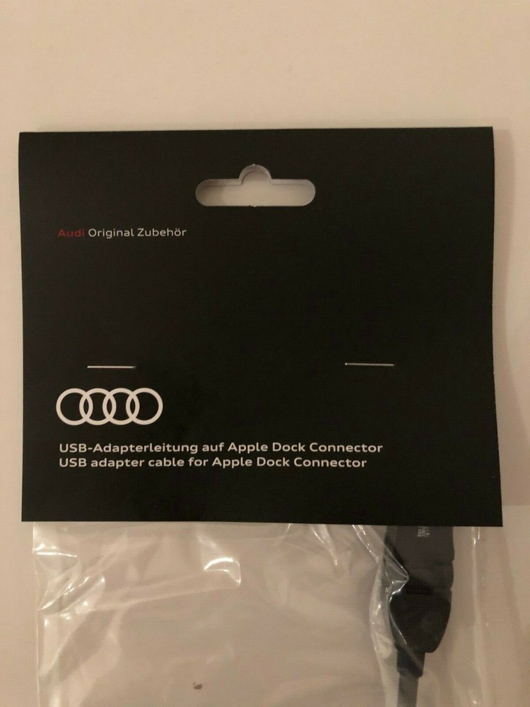 Audi USB adapter cable for Apple dock connector / music interface 8S0051435 New