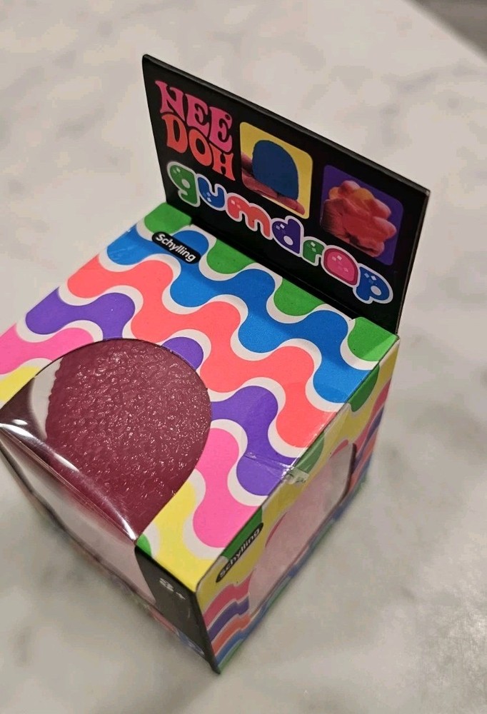 Needoh GUMDROP PINK 🩷 Super Solid Squishy Nee Doh NEW. Ships Same Day