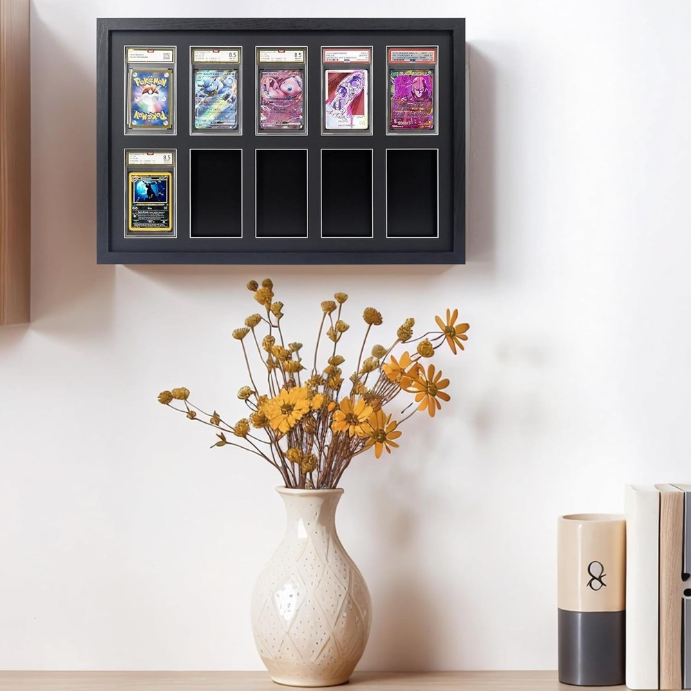 PSA Graded Card Display Frame Wall Mount Baseball Trading Card Display Case ONLY