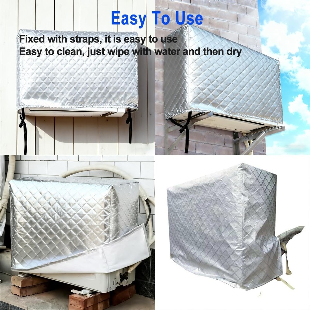 Heavy-Duty Mini Split Cover for Conditioner, Durable Mini Split Ac Cover for ...