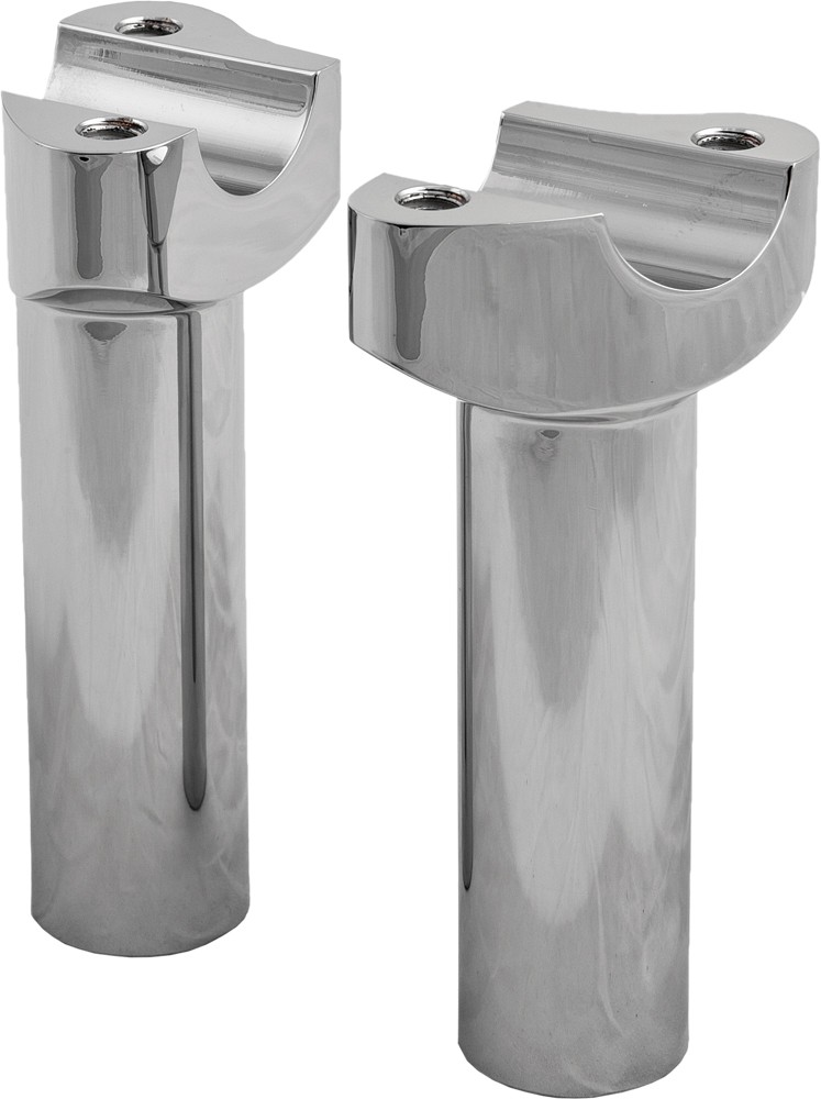 Forged Handlebar Riser - Color: Chrome - Style: Chrome
