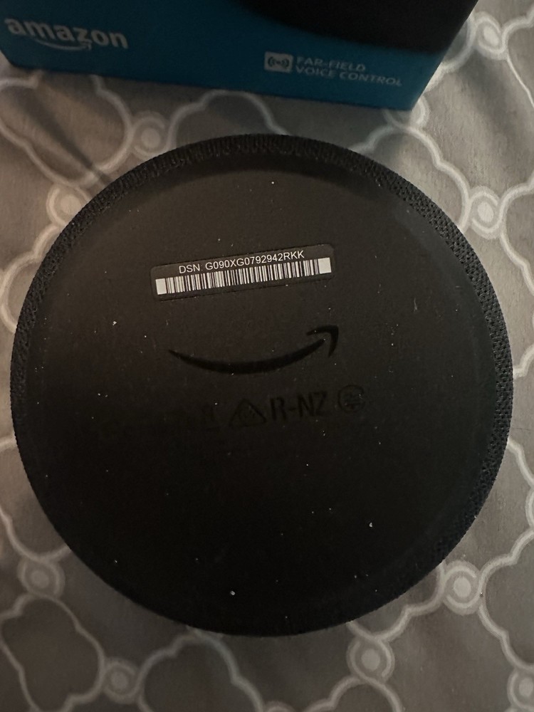 Amazon Echo Dot 3rd Generation No Power Cord Tested Working