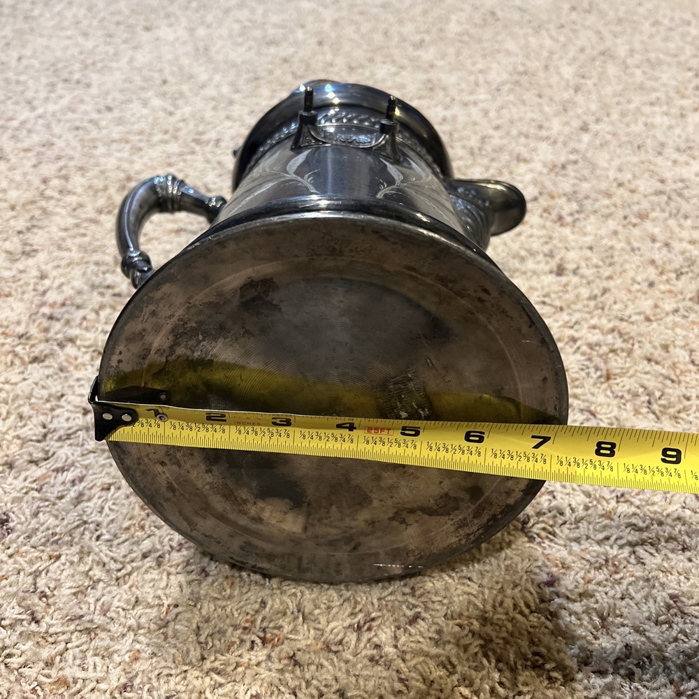 Antique Wilcox Silver Plate Water Pitcher