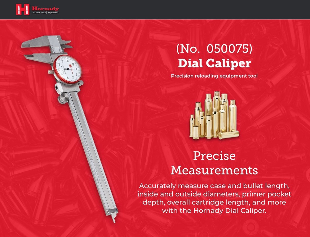 Hornady Digital Caliper STEEL DIAL CALIPER