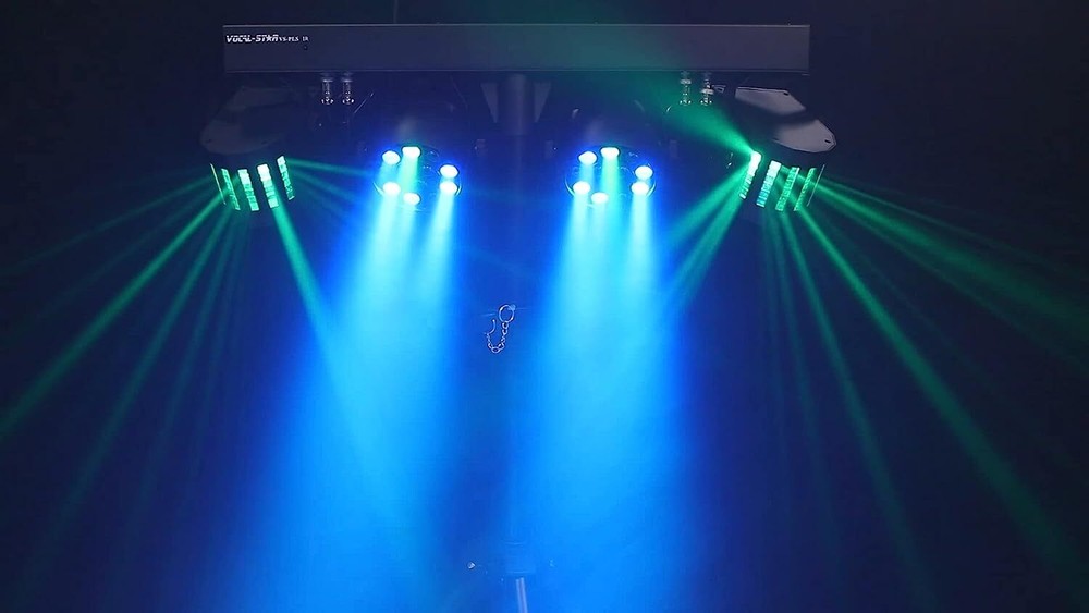 DJ Light System Set With Tripod And Remote Control LED PAR Derby Light Effects