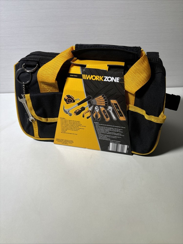 NEW Work Zone 18 Piece Tool Set.