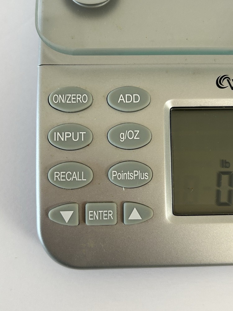 Weight Watchers Electronic Food Scale w Points Plus Values Database