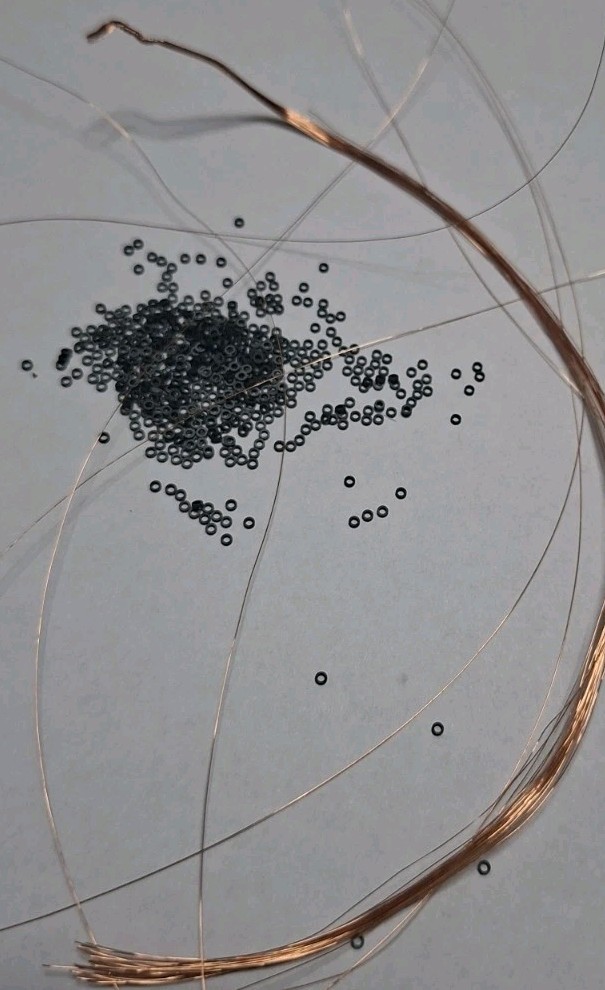 1000X Build Your Own Ferrite Core Memory KIT Copper Wire 0.1mm