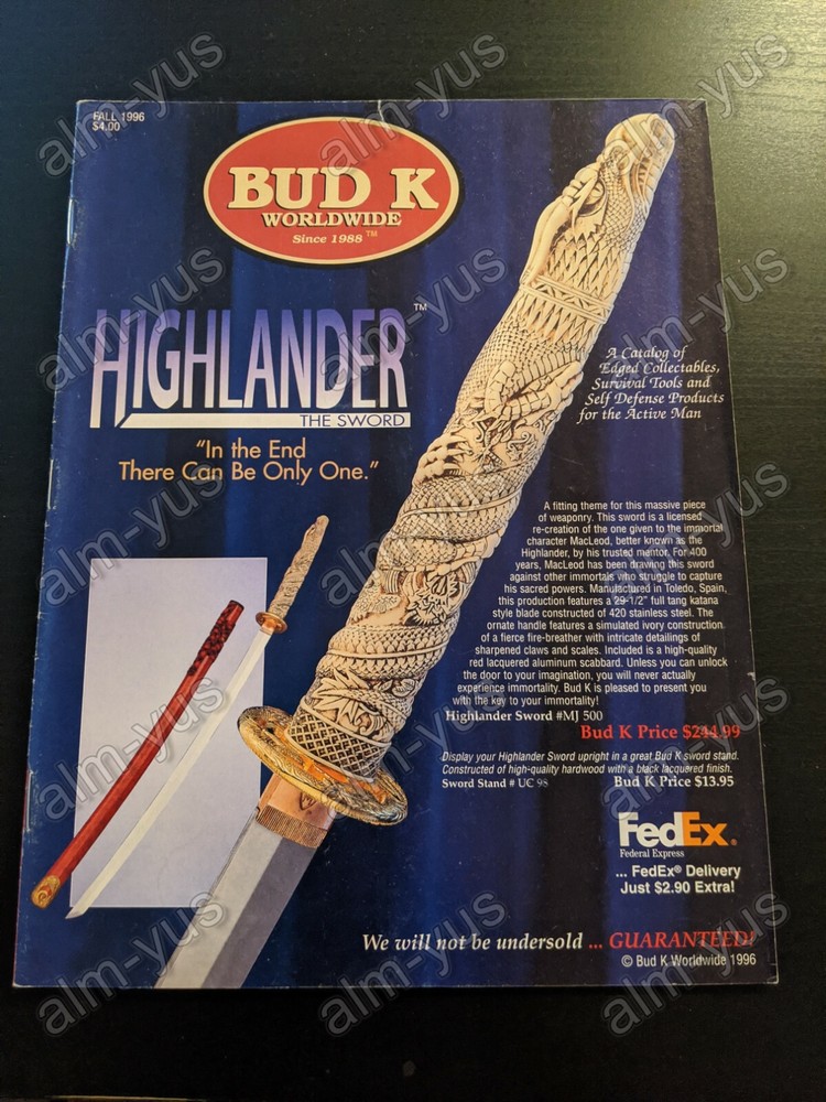 Bud K Worldwide Fall 1996 Catalog