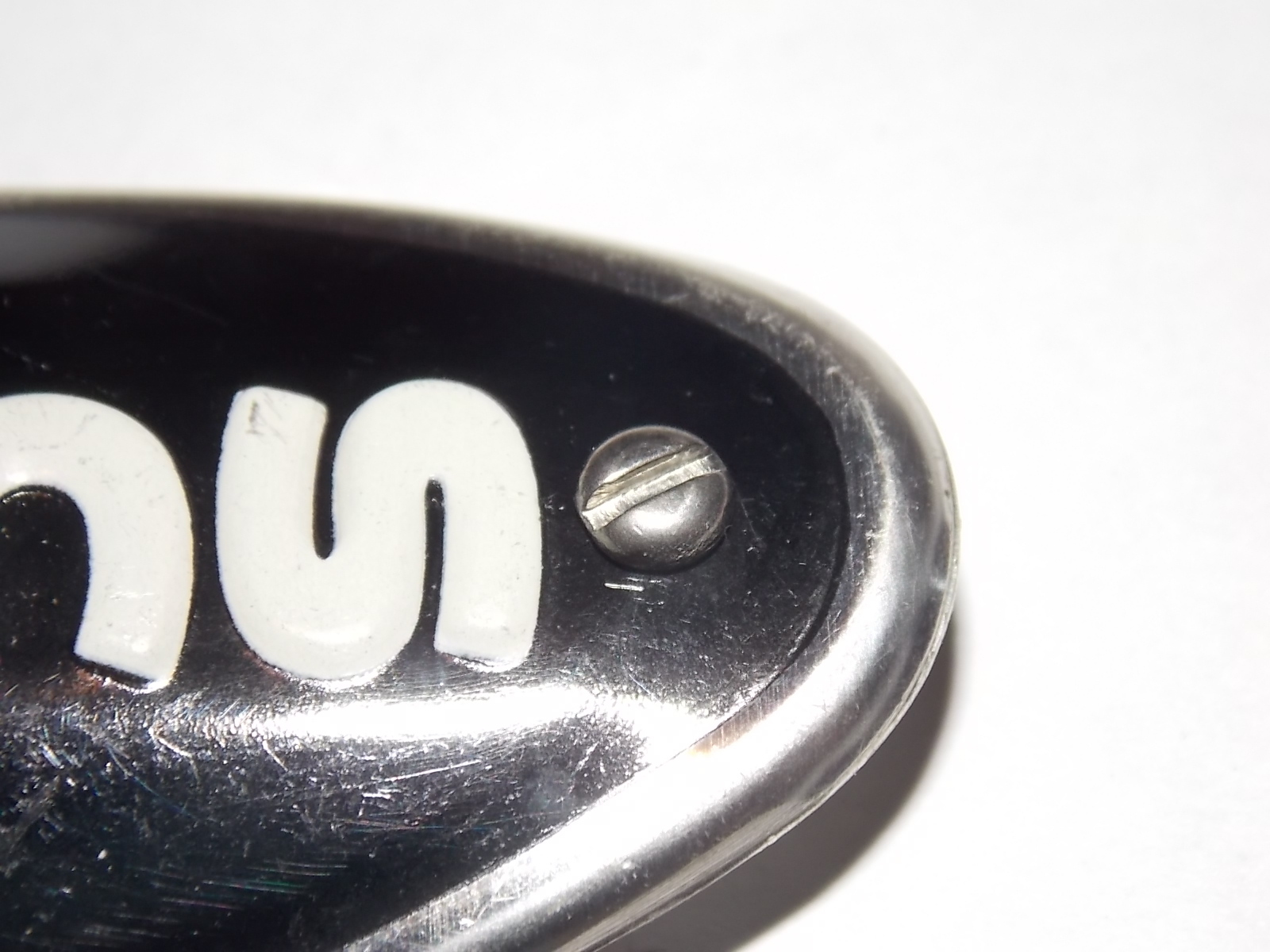 2 SS Head badge screws schwinn & other bicycle headbadge name plate screw