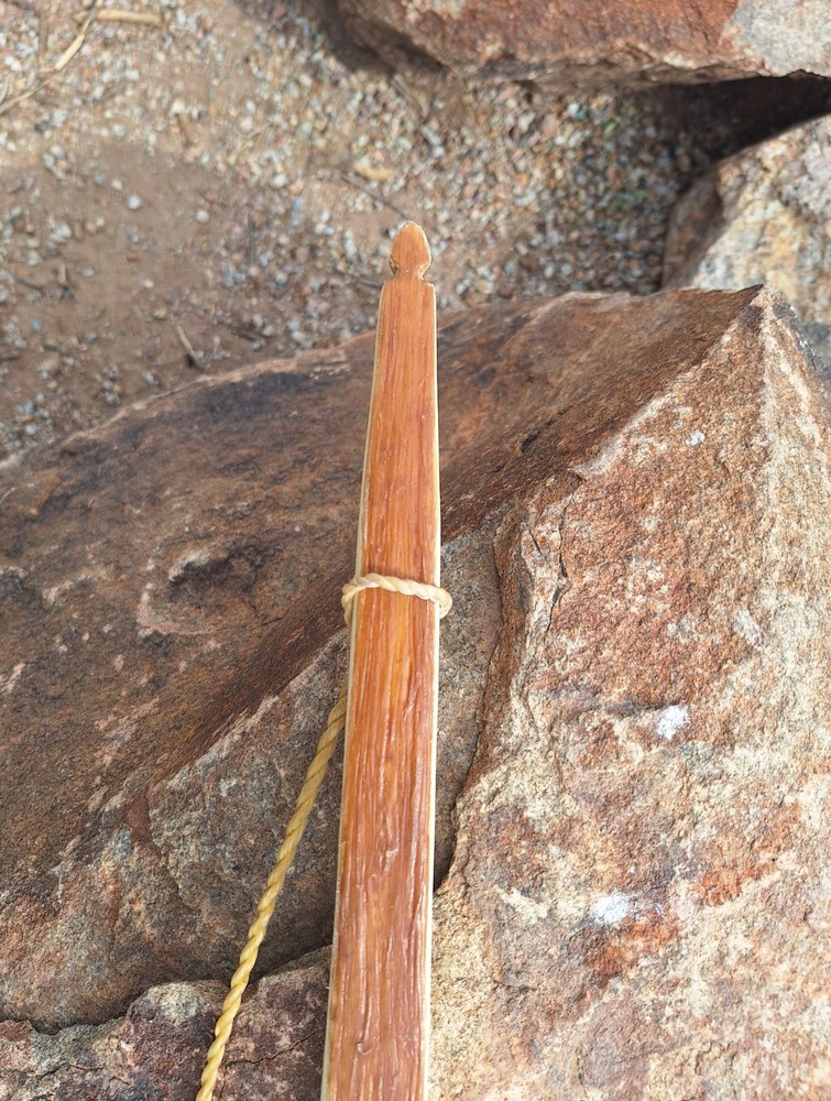 Sinew backed Hackberry bow 48" long 45#@20"